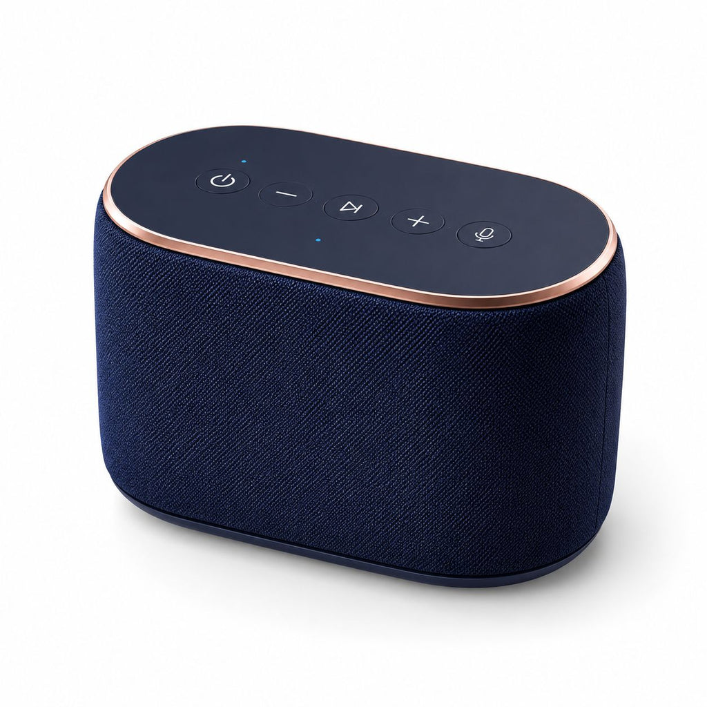Yucvallo™ Arc Mini Bluetooth Speaker – Portable Wireless Home Speaker with USB-C Charging, Stereo Pairing & Built-In Microphone
