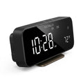 Yucvallo™ Slate Smart LED Desk Clock – Digital Desktop Clock with Temperature Display, Timer & Auto-Dimming Sensor