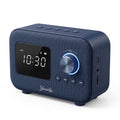 Yucvallo™ MemoWave Bluetooth Radio Speaker – Compact Home Speaker with FM Radio, Digital Clock & USB-C Rechargeable Battery