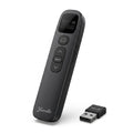 Yucvallo™ AirClick Wireless Presentation Remote – USB-C Rechargeable Presenter with Digital Timer, Spotlight Pointer & Dual Connectivity